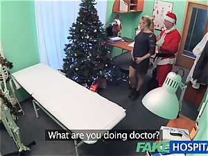 FakeHospital doctor Santa pops twice this year