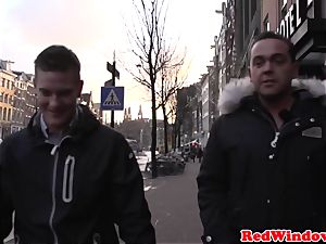 humungous Amsterdam hooker cockriding tourist